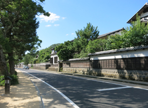 松江城北側の武家屋敷