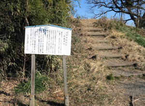 旧雷電神社跡　谷中村のほぼ中央にあった神社　田中正造も敬愛した