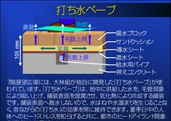 打ち水ペーブの説明