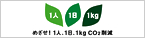 ＜バナー＞めざせ！1人、1日、1kg　CO2削減