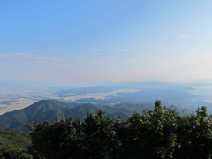 弥彦山からみた大河津分水