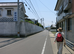 丸亀街道　その２　柞原町付近