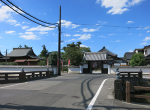 普門院　小豆磨橋はこの近くにあった