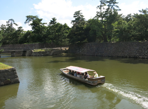 松江城のお堀