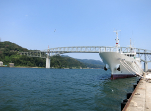 境水道に架かる境水道大橋