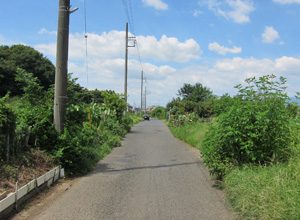 浄見寺への道